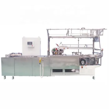 Automatic Hot Melt Glue Biscuit Box Cartoning Machine Hzj250