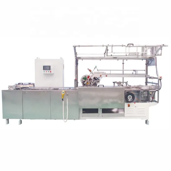 Automatic Hot Melt Glue Biscuit Box Cartoning Machine Hzj250