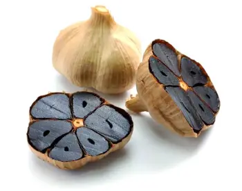 Natural Black Garlic with Rich Flavor and Nutrients