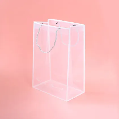 Flower Bouquet Bags Foldable Bloom Transparent For Flowers