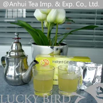 Instant Tea Ginger Tea with Honey & Mint flavor