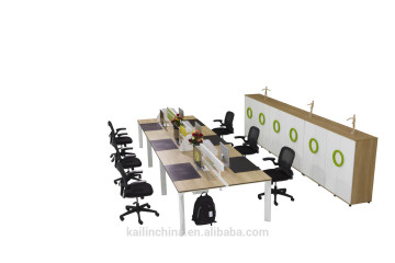 Gree modern custom made OEM green material products cheap price office open desk workstation