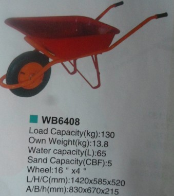 Building Wheelbarrow, Wheel Barrow, (WB6408)