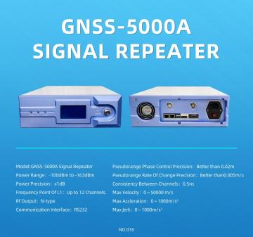 Signal repeater GNSS-5000-001 for GNSS navigation product development/production