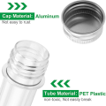 Round Bottom plastic pet tubes