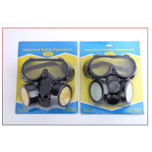 Safety gas half mask industrial mask and goggles
