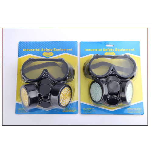 Safety gas half mask industrial mask and goggles