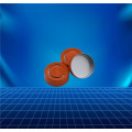 orange aluminium cap for contact lens