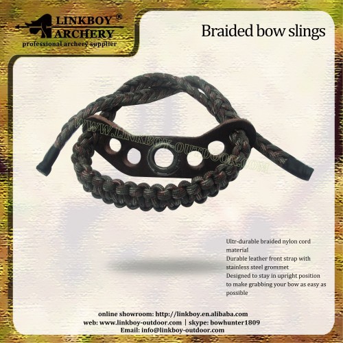 Linkboy LBC018 Archery Wholesale Hunting Braided Bow Sling for sale