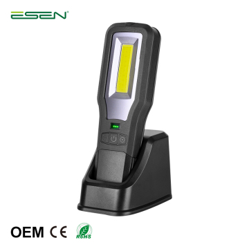 500lm Magnetic Rechargeable Waterproof Handheld Type-C COB LED Work Light with Charging Base