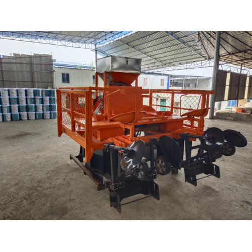 High working efficiency 2 rows sugarcane planting machine