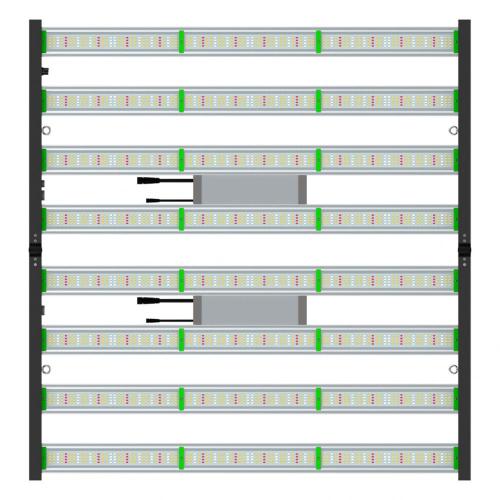 Sino HydrPonic Vertical Farms 720W Spectrum completo