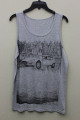 ladies' vest for front print