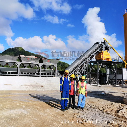 HZS50 Ready Mix Concrete Batch Plant 50m³/h Small Mixer Plant Price in South Africa