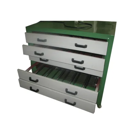 Plate drying case plate baking for silk plate