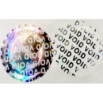 VOID holographic paper Holographic Labels