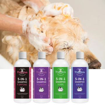 Private Label 5-in-1 Gentle Hypoallergenic Dog Shampoo for Sensitive Skin
