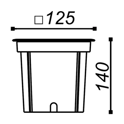 1x7W Cree LED Underground Light 1114