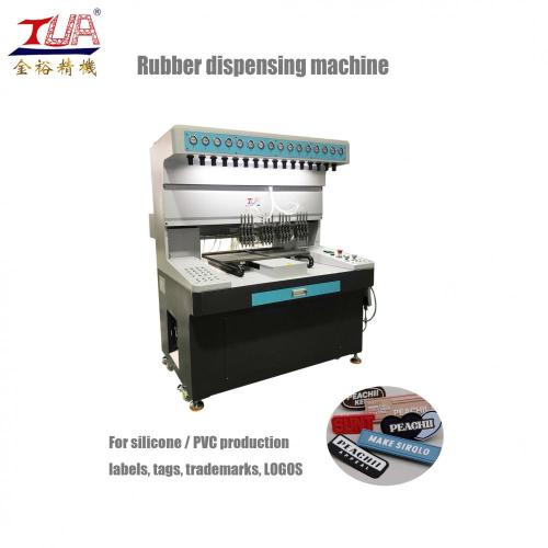 Siliconen Case PVC Label Rubber Patch Machine