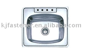 Stainless steel bathroom sink