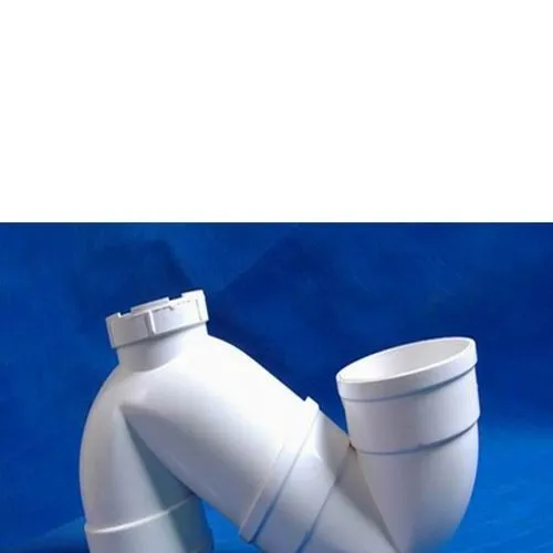 110mm UPVC drainage pipe fittings S-trap with inspection