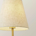 Cordless Tapered Shade Gold Rechargeable Accent Lighting