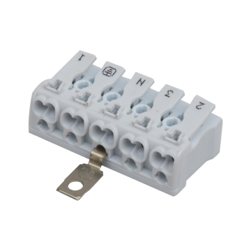 LED Lighting Feed-through Terminal Block PA923 with Grounding Plate
