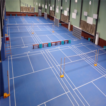 PVC sportvloeren voor badmintonveld