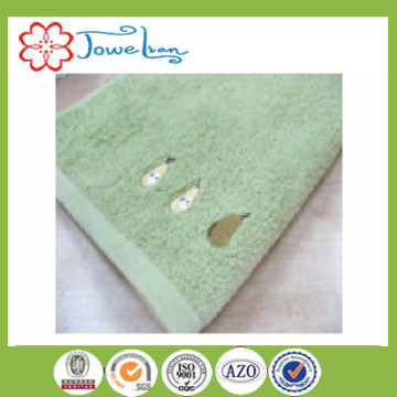 100%cotton plain dyed bath towel with embroidery