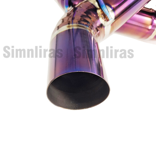 3" Lila X-Pipe Titan-Auspuffanlage für 18-22 Lamborghini Huracan EVO PRO-1