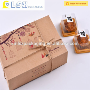 Lightweight take away disposable paper eco friendly food packaging cake box,birthday cake packaging box