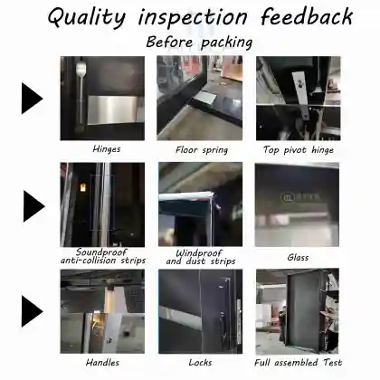 Hitech Luxury Design Villa Main Thermal Break Door