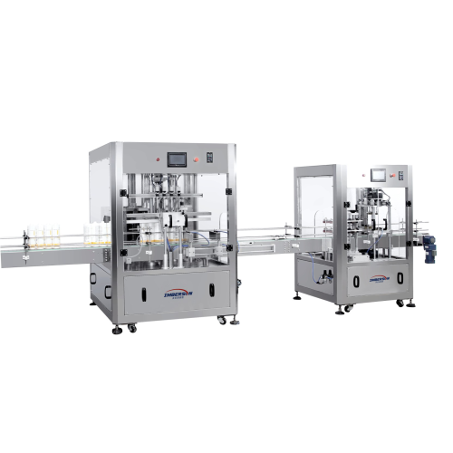 Máquina llenadora de líquidos totalmente automática de cuatro cabezales ILF