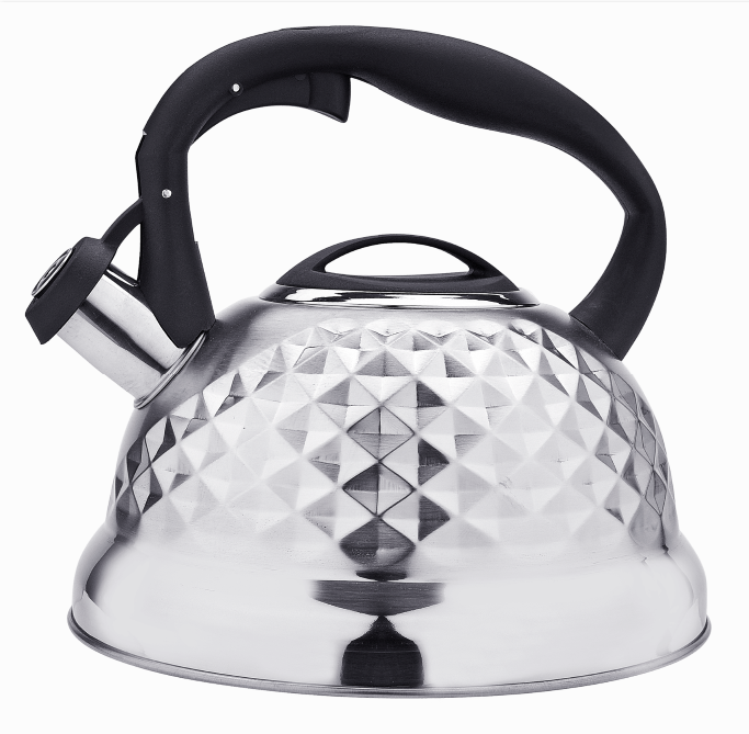 Stainess steel induction coffee tea kettle diamond