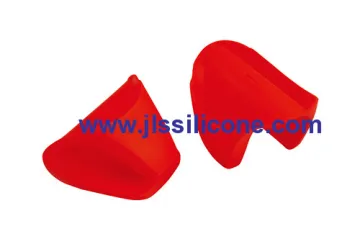 Kitchen Heat Resistant Silicone Glove Pot Holder Cooking Baking Oven Mitts 