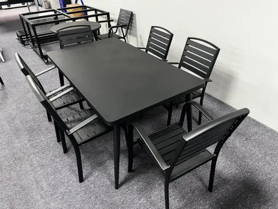 outdoor furniture patio dinning table and chair