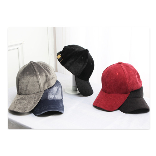 Herbst / Winter Kord Mütze Samt Baseball Cap