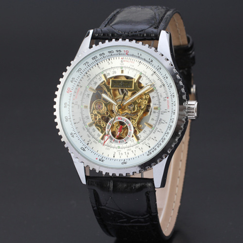 Leather 3Atm Water Resistant Luxury Customized Watch