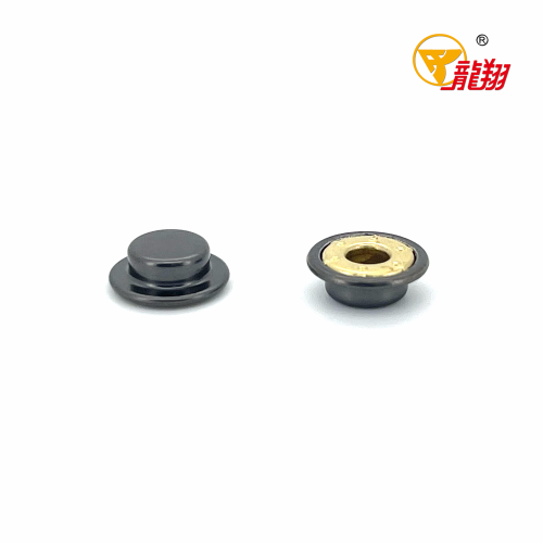 أزرار انطباقية نحاسية غير مرئية متينة لعناصر الموضة