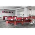 Modular Office Desk with Drawers and Chair Set 6 Person Staff Cubicle Office Partition Workstation Desks Office Table