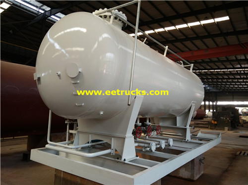 25000 لتر 10ton Mobile LPG Skid Plants