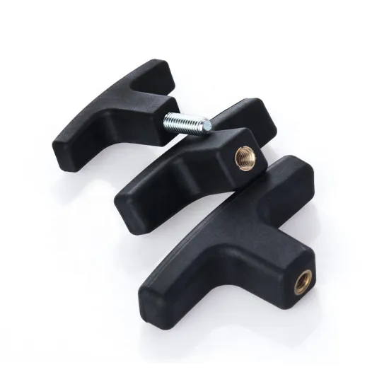 Mechanical Spherical T-Knob with Nut Screw and Star Handle