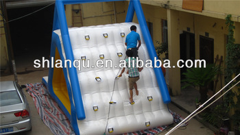 PVC 0.9mm Tarpaulin Inflatable Floating Water Slide for Adults