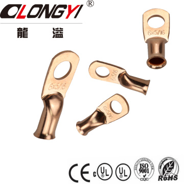 Battery Tubular Cable Lug Purple Copper Ring Terminals