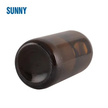 Laboratory Amber Glass Bottle 550ml with Screw Cap for Chemical Reagents