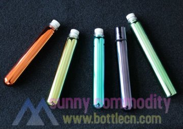 sc0504 shiny UV glass aromatherapy roll on mini fragrance glass bottles