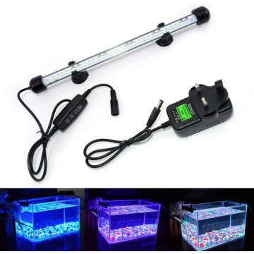 Submersible LED Aquarium Fish Tank Lights med timer