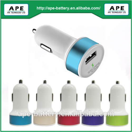 5V/2A,9V/2A.12V/2A USB car charger with UL quick charge 2.0