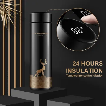 500ml Stainless Steel Vacuum Cup Intelligent Temperature Display Insulation Cup Tea Cup Coffee Cup Vacuum Bottle Thermal Mug