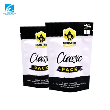 Customized Plastic Mylar Aluminum Foil Stand-Up Pouch for Honey